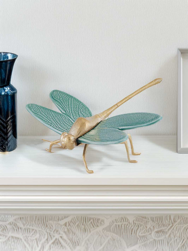 Hand-Painted Decorative Dragonfly