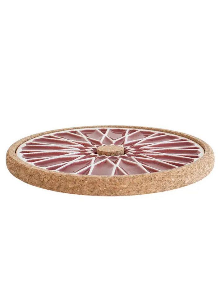 Alicatos Ceramic Trivet with Cork Base
