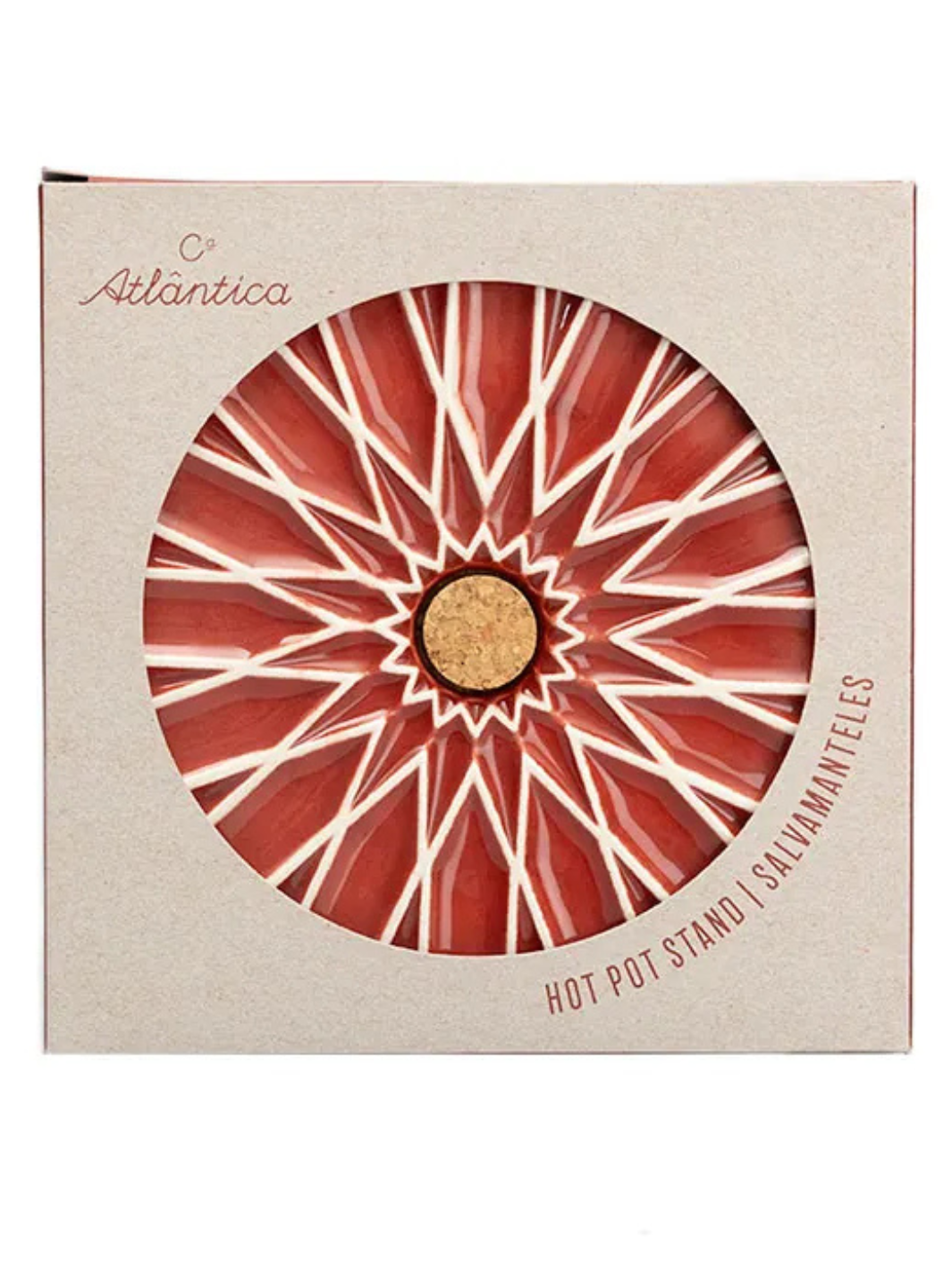 Alicatos Ceramic Trivet with Cork Base