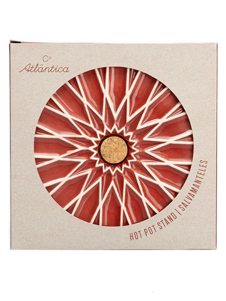 Alicatos Ceramic Trivet with Cork Base
