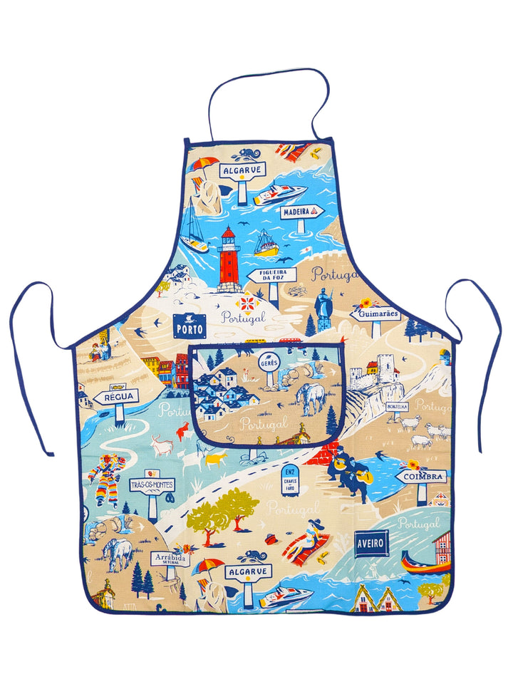 Portuguese Kitchen Apron for Cooking - Paths of Portugal Collection