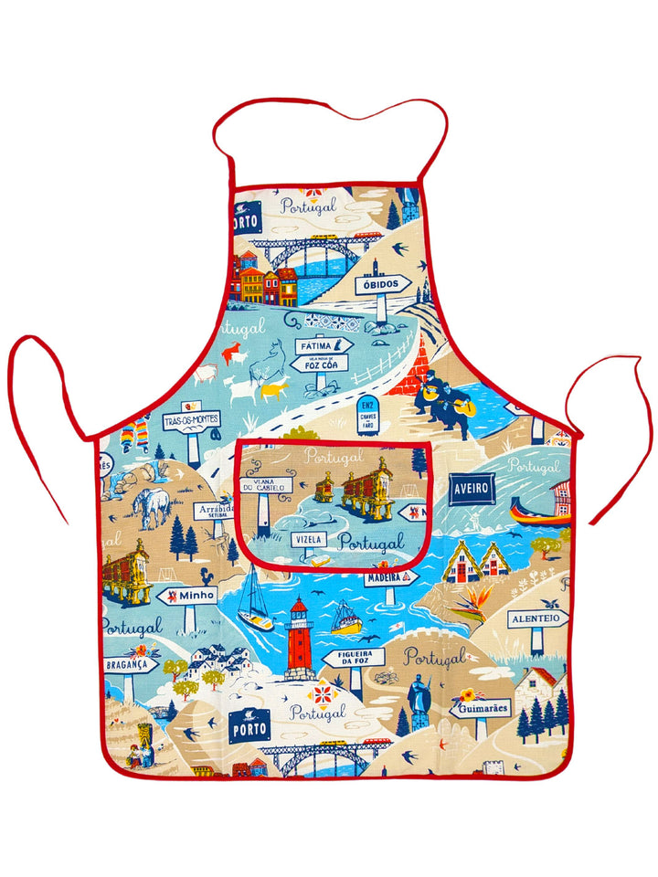 Portuguese Kitchen Apron for Cooking - Paths of Portugal Collection