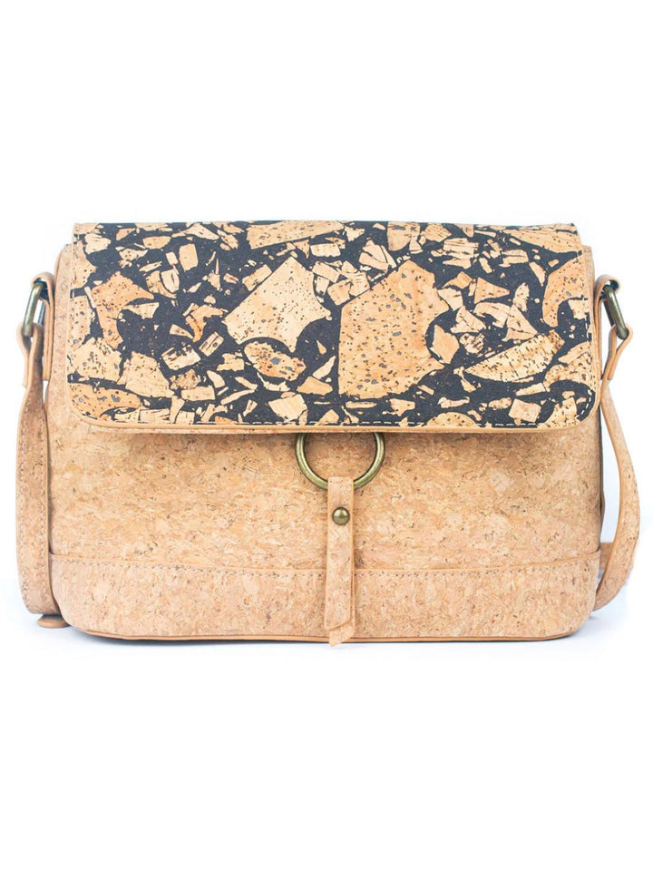 Printed Handmade Natural Portuguese Cork Crossbody