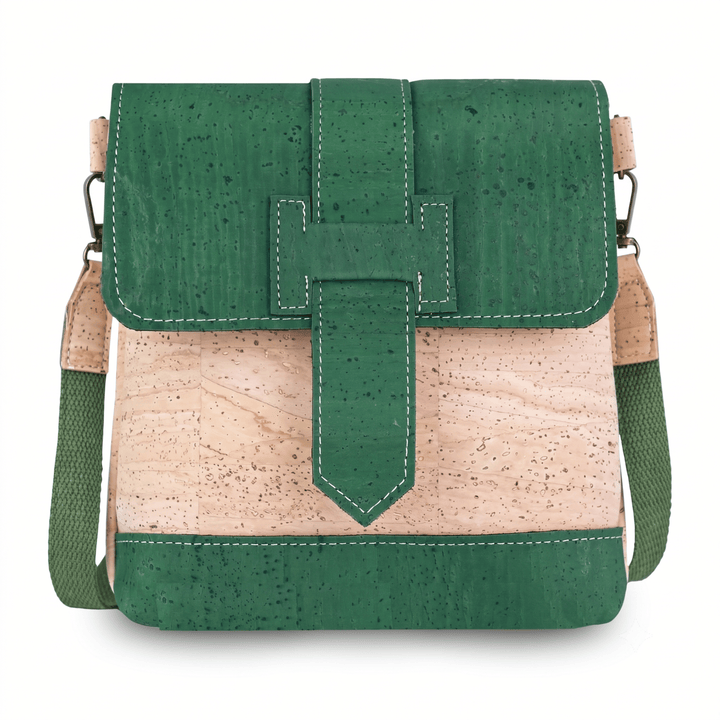 Portuguese Cork Crossbody Bag with Detachable Strap