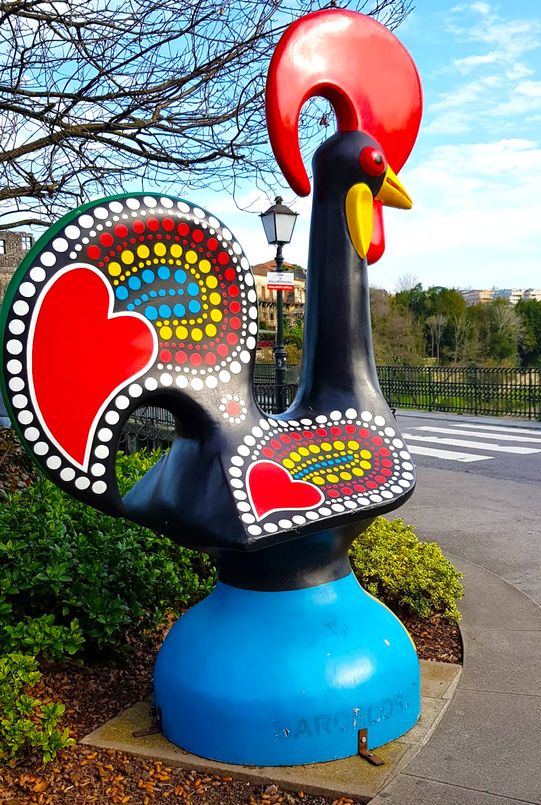 The Traditional Portuguese Rooster commonly known as Galo de Barcelos is a symbol of Portugal.