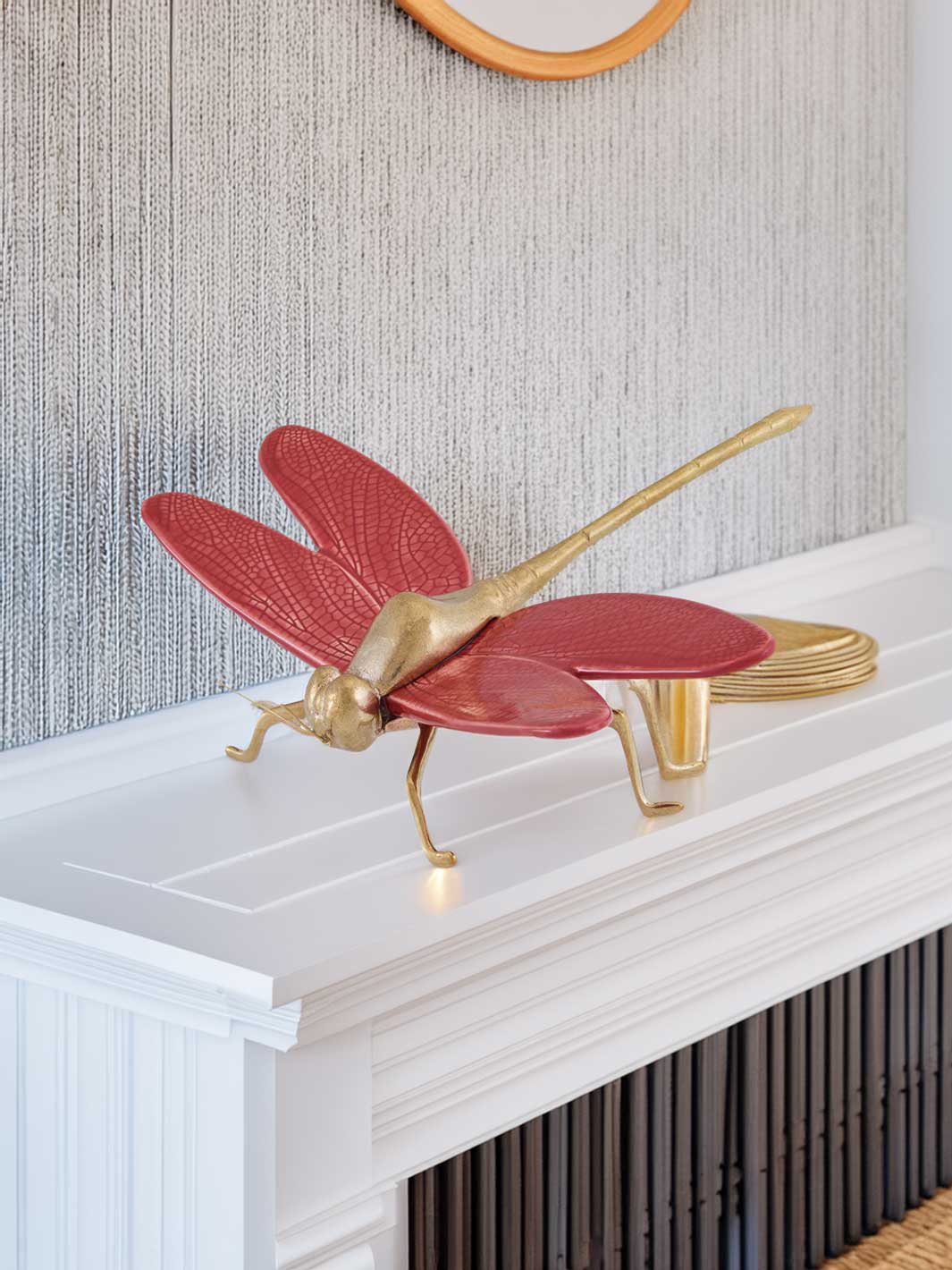 Hand-Painted Decorative Dragonfly