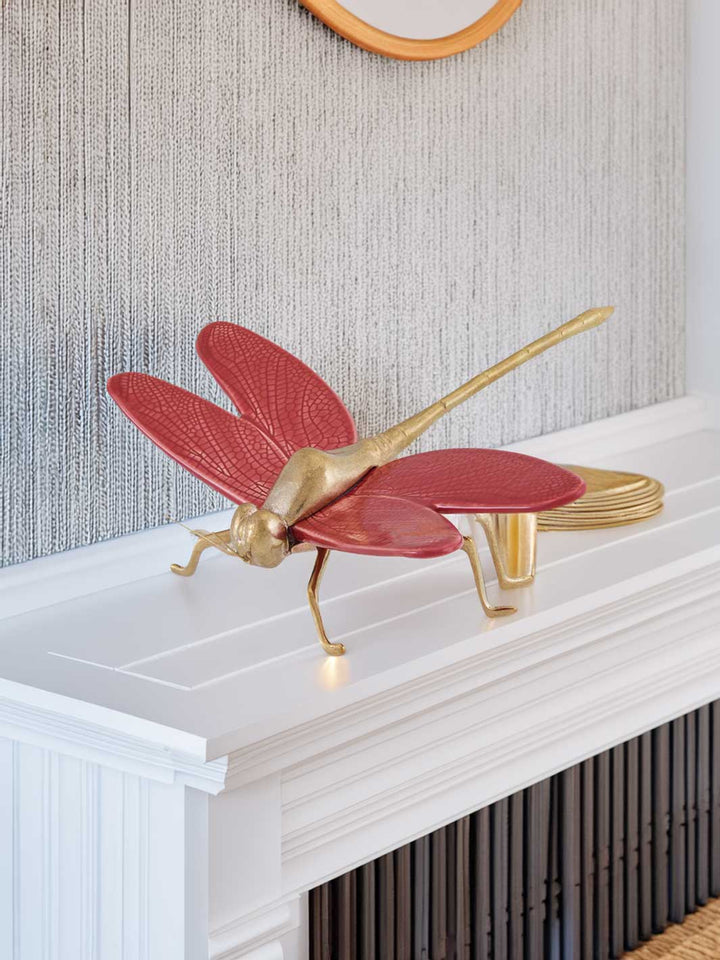 Hand-Painted Decorative Dragonfly