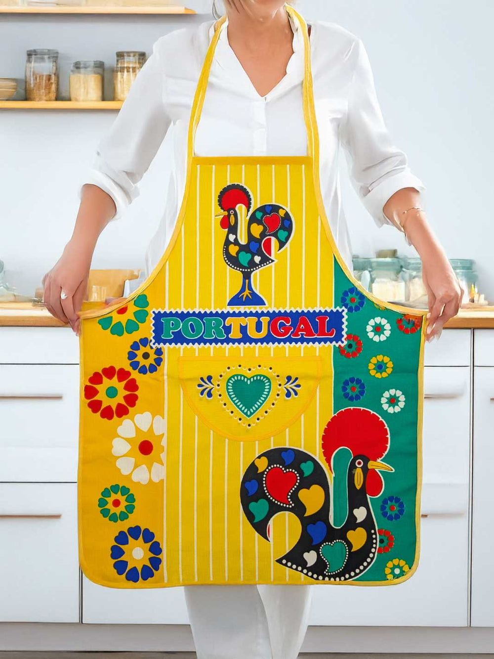 Portuguese Rooster Kitchen Apron