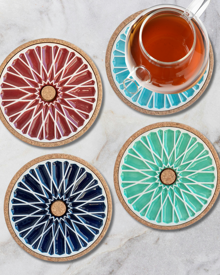 Alicatos Ceramic Trivet with Cork Base