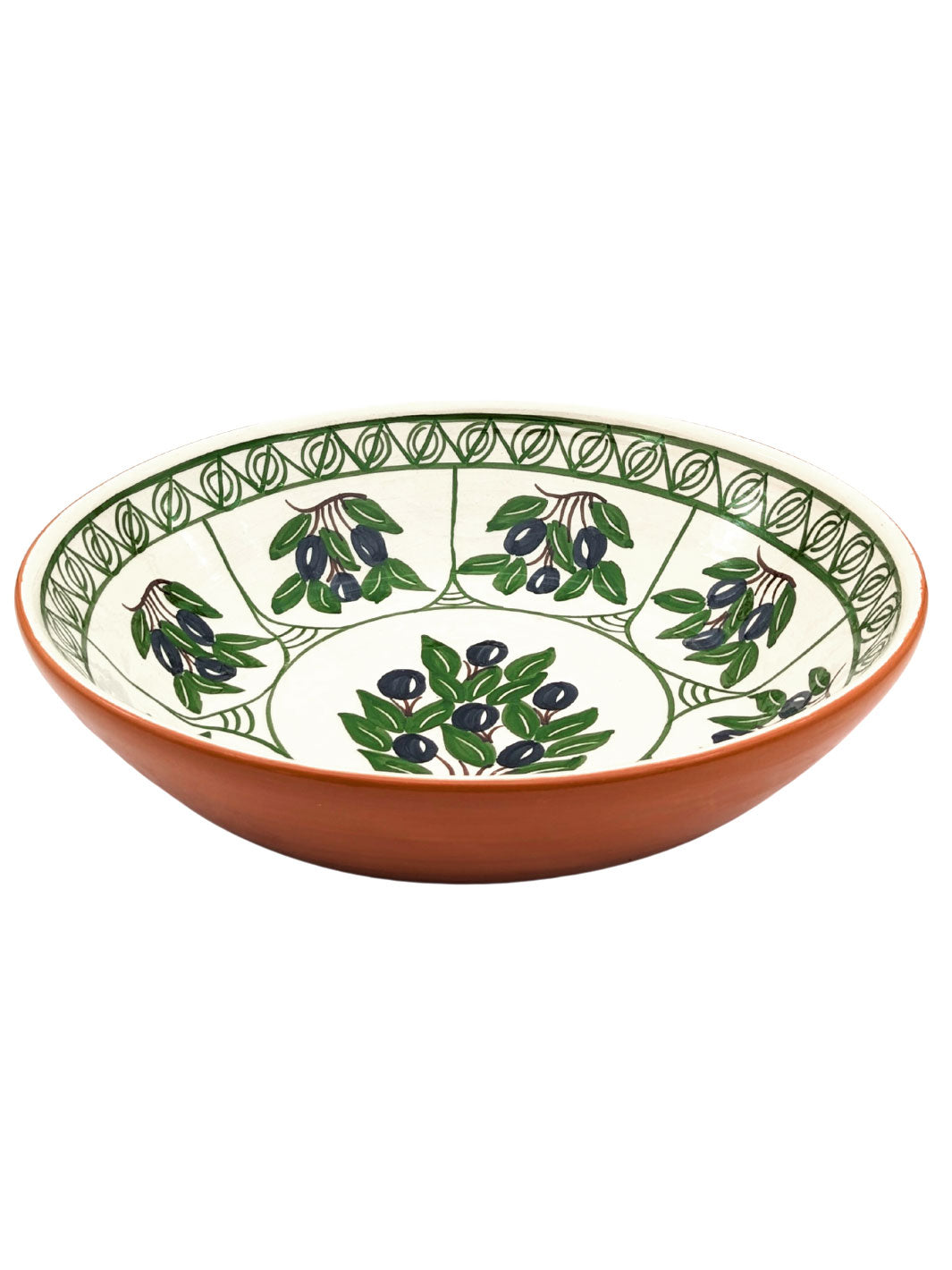 Olives Collection - Handcrafted Portuguese Pottery Ceramic Serving Bowl