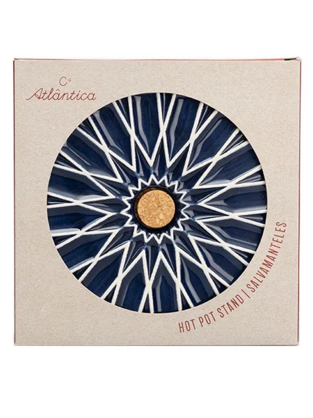 Alicatos Ceramic Trivet with Cork Base