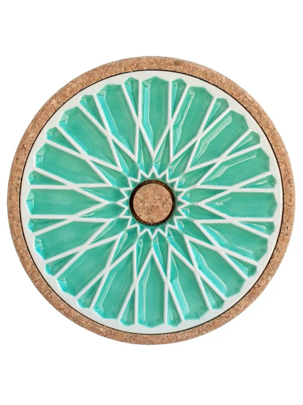 Alicatos Ceramic Trivet with Cork Base
