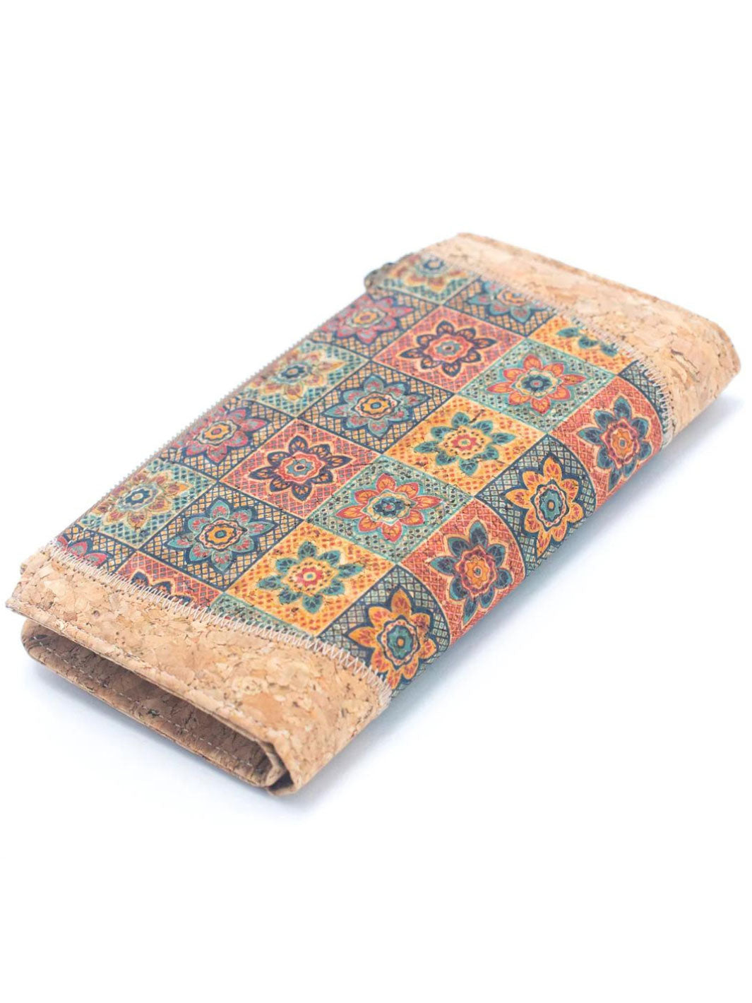 Handmade Portuguese Cork Women's Wallet with Zippered Coin Purse