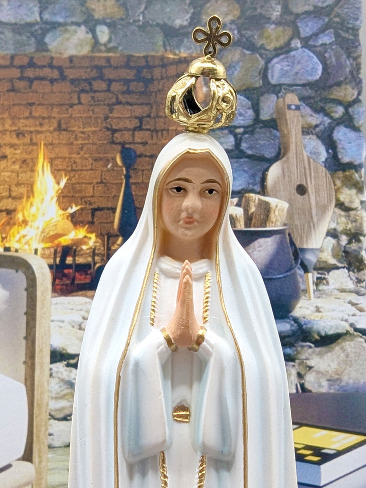 8 Inch Our Lady of Fatima Statue Made in Portugal