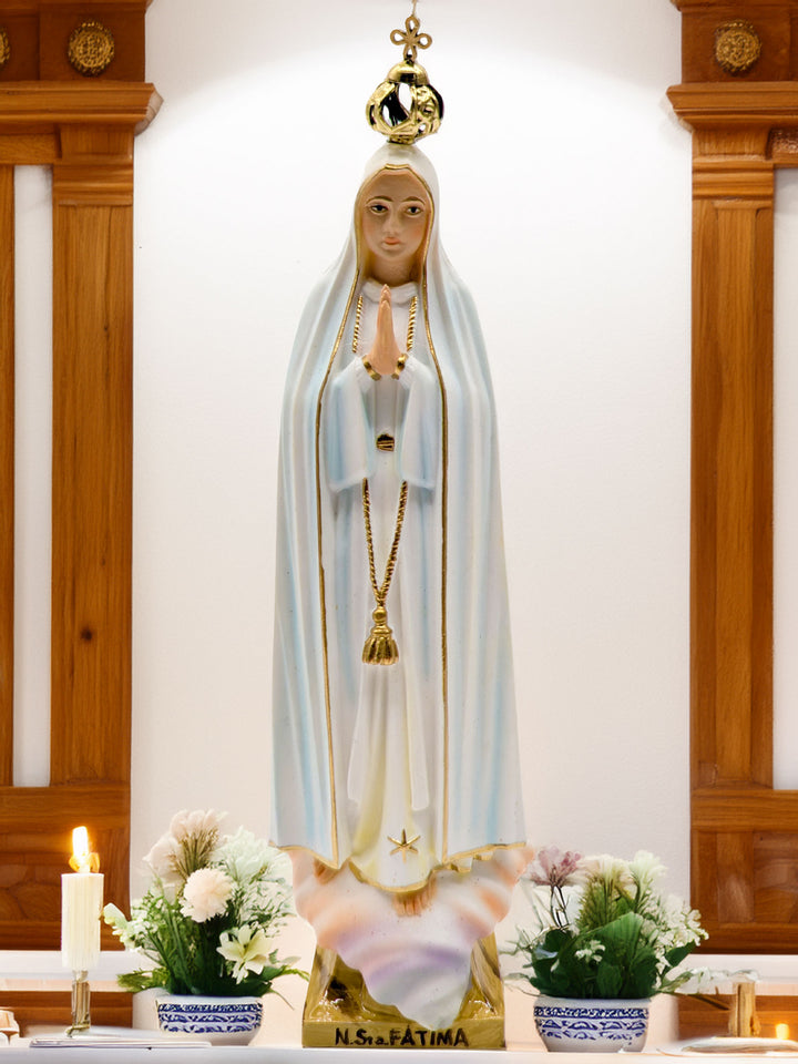 8 Inch Our Lady of Fatima Statue Made in Portugal