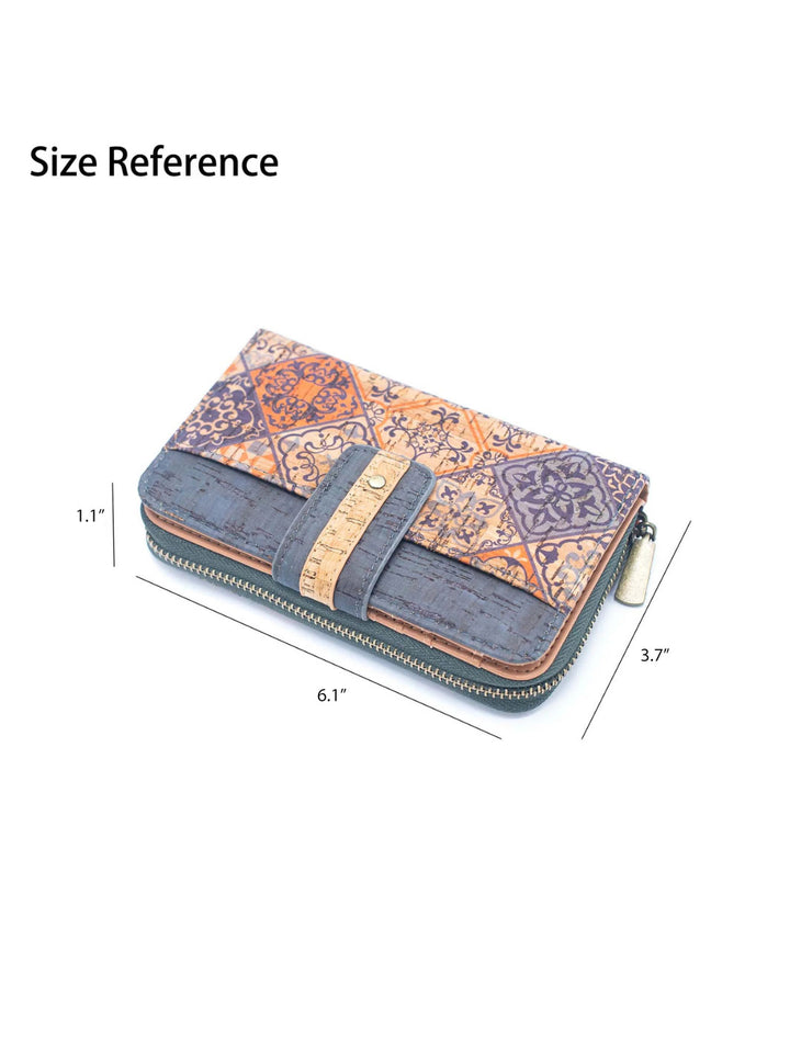Blue Cork Wallet for Women
