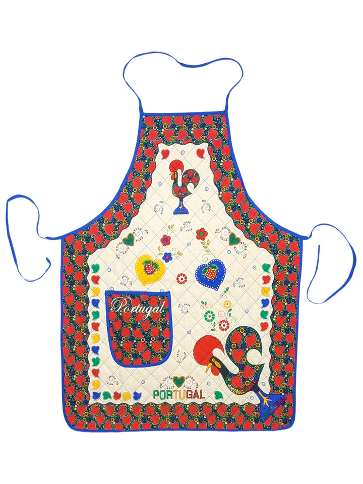 Portuguese Rooster Padded Kitchen Apron