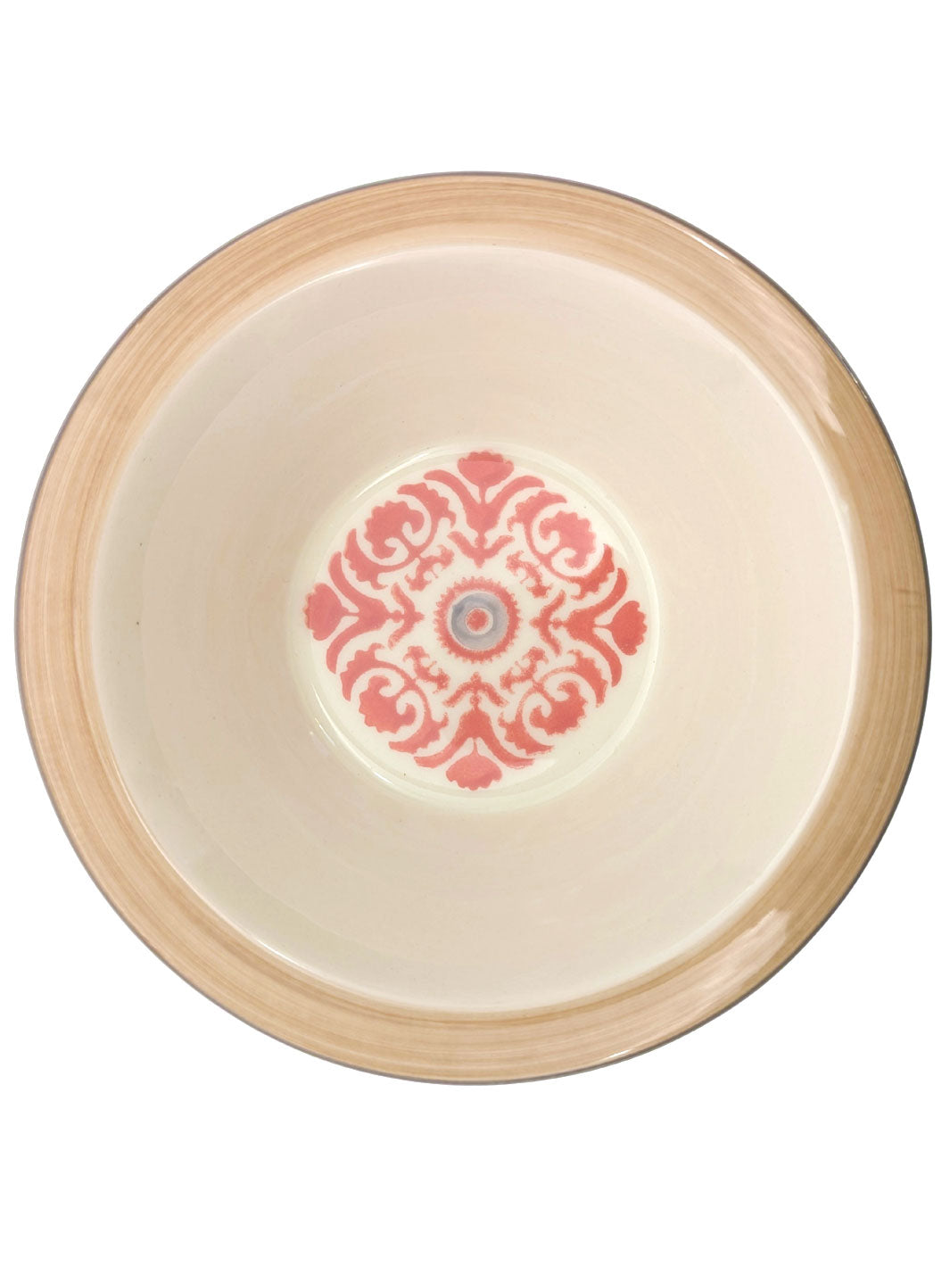 Ceramic Soup Bowl – Mosaic Rose