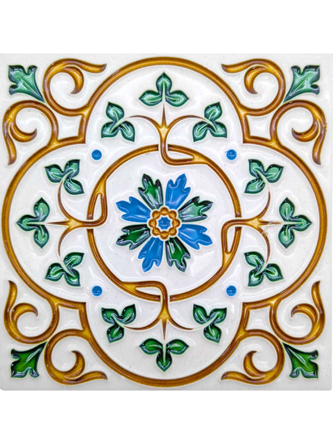 Azulus Tiles Hand-Painted 5.5” Portuguese Azulejo Tile – Wall Art – Buy Online – We ...