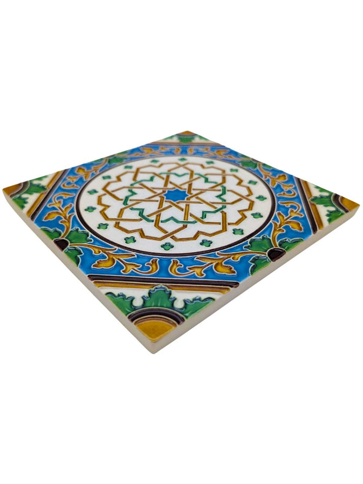 Decorative Hand-Painted Portuguese Ceramic Tiles