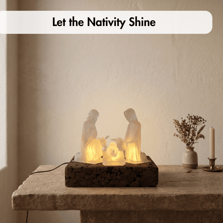 Electric Traditional Portuguese Nativity Scene Set of 5 Pieces
