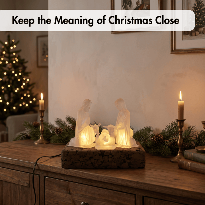 Electric Traditional Portuguese Nativity Scene Set of 5 Pieces