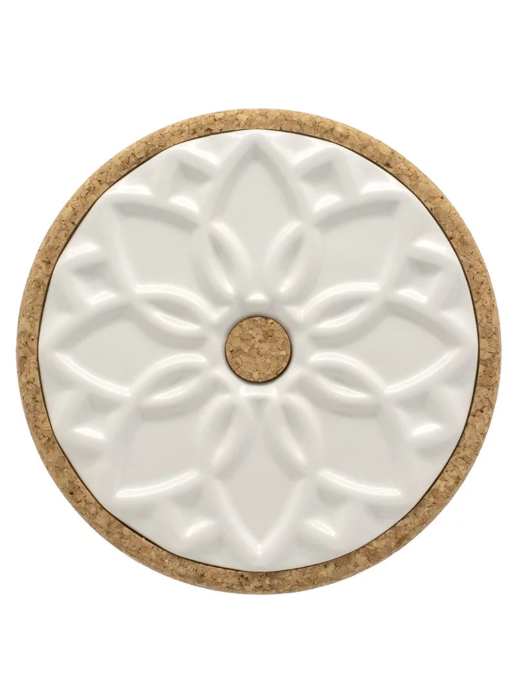 Elvira Ceramic Trivet with Cork Base