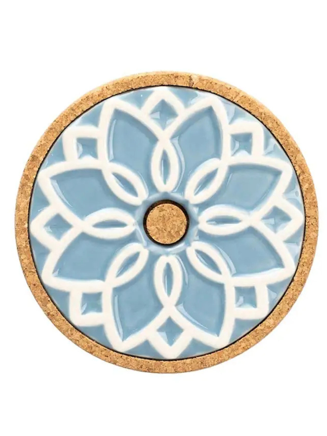 Elvira Ceramic Trivet with Cork Base