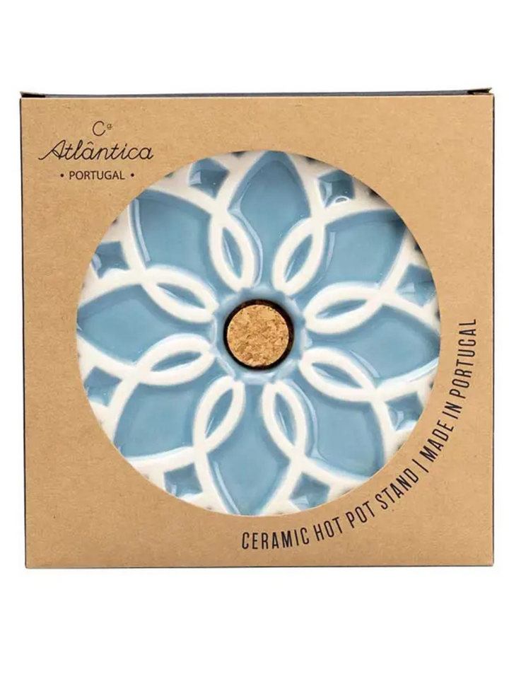 Elvira Ceramic Trivet with Cork Base