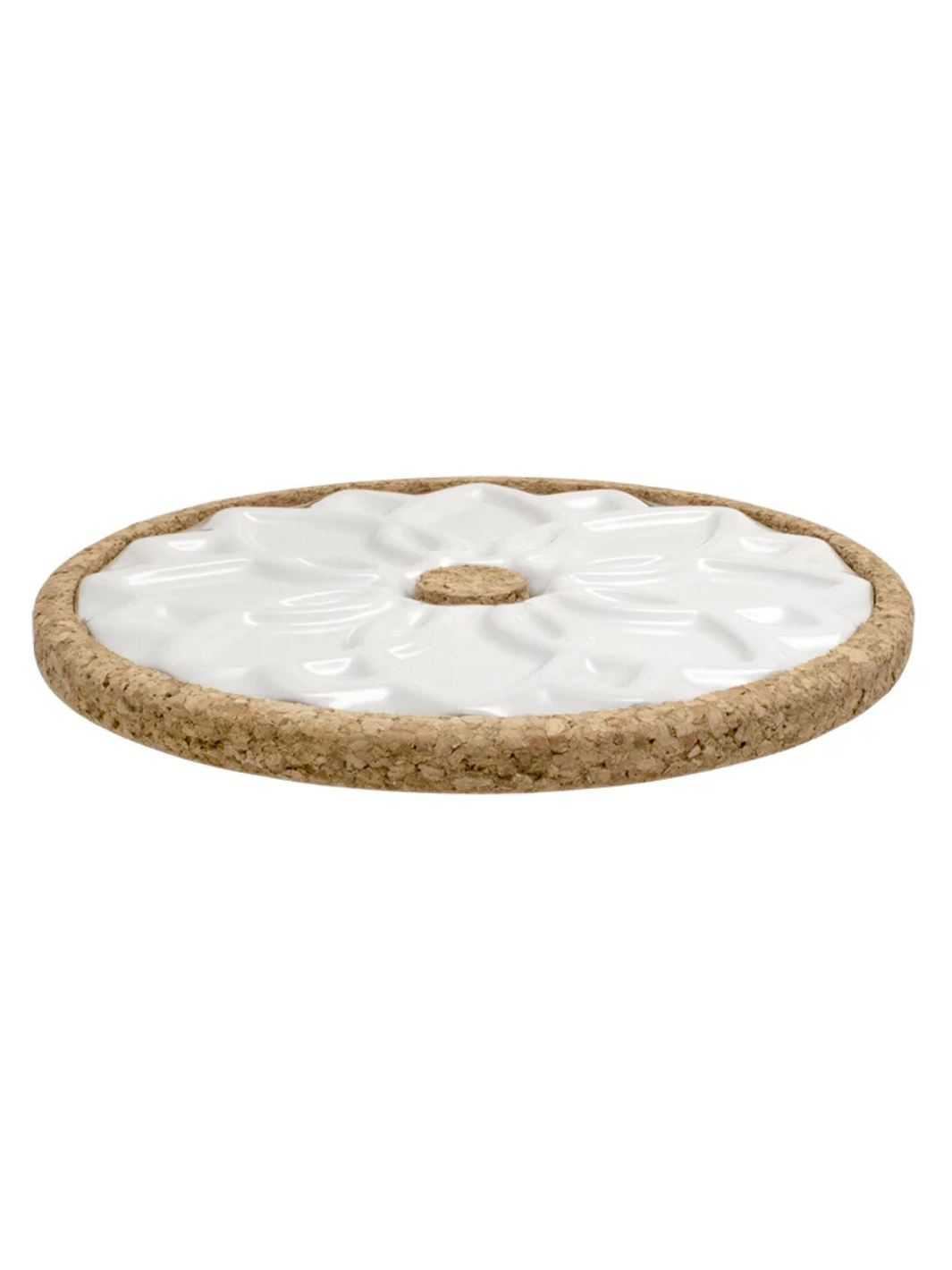 Elvira Ceramic Trivet with Cork Base