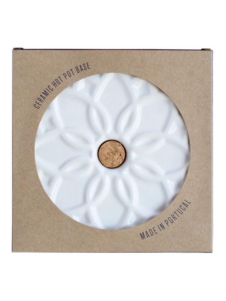 Elvira Ceramic Trivet with Cork Base