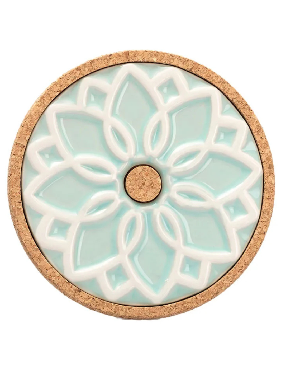 Elvira Ceramic Trivet with Cork Base