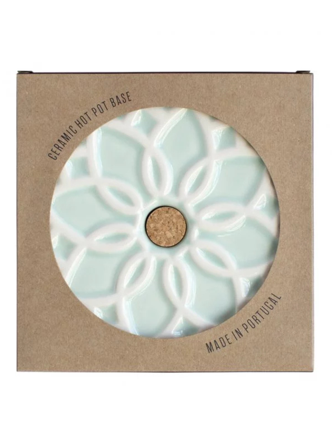 Elvira Ceramic Trivet with Cork Base