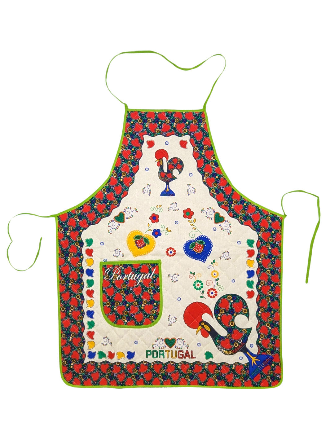 Portuguese Rooster Padded Kitchen Apron