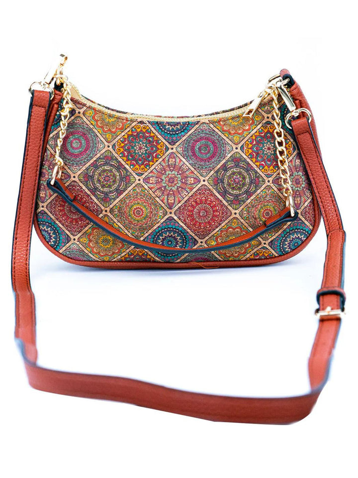 Handmade Bohemian Chic Portuguese Cork Crossbody Bag