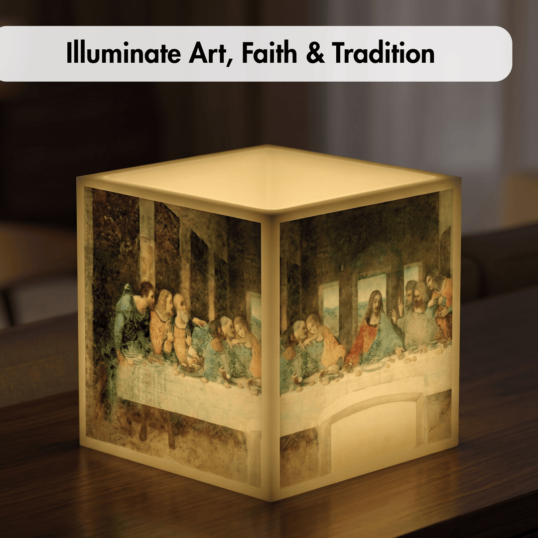 Handmade Last Supper Decorative Lantern Candlelight Holder