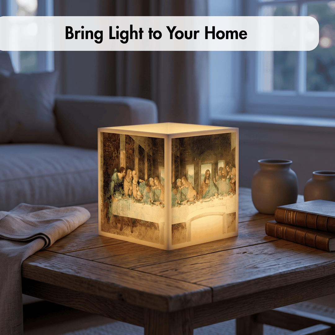 Handmade Last Supper Decorative Lantern Candlelight Holder