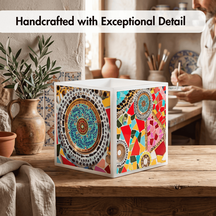 Handmade Portuguese Tiles Decorative Lantern Candlelight Holder