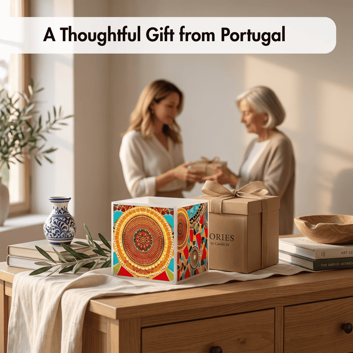 Handmade Portuguese Tiles Decorative Lantern Candlelight Holder