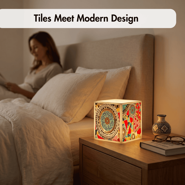 Handmade Portuguese Tiles Decorative Lantern Candlelight Holder