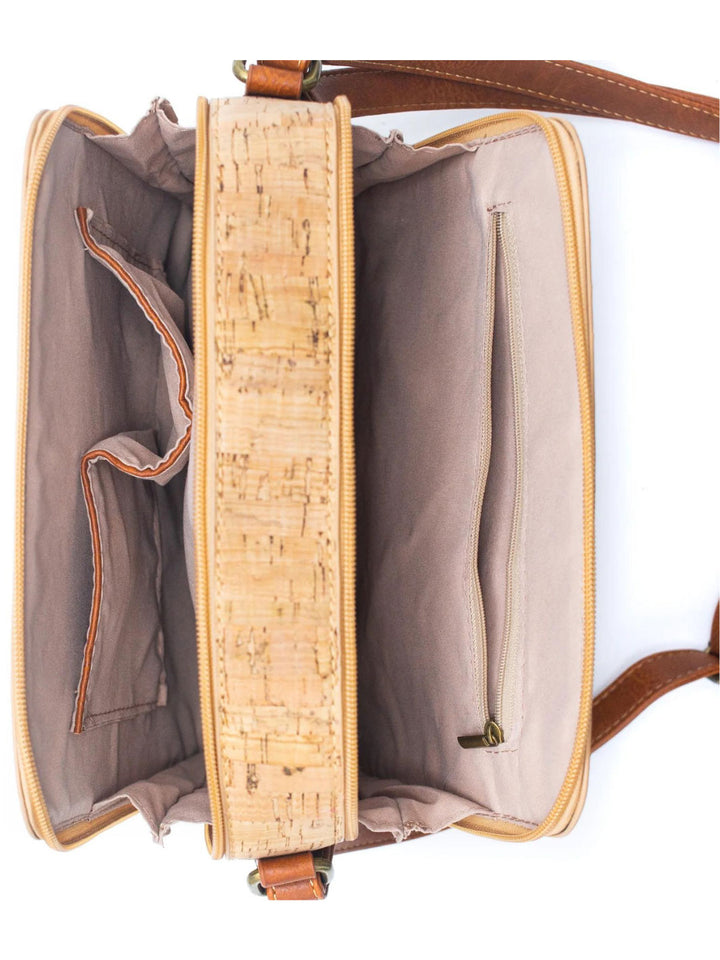 Handmade Square Portuguese Cork Shoulder Bag