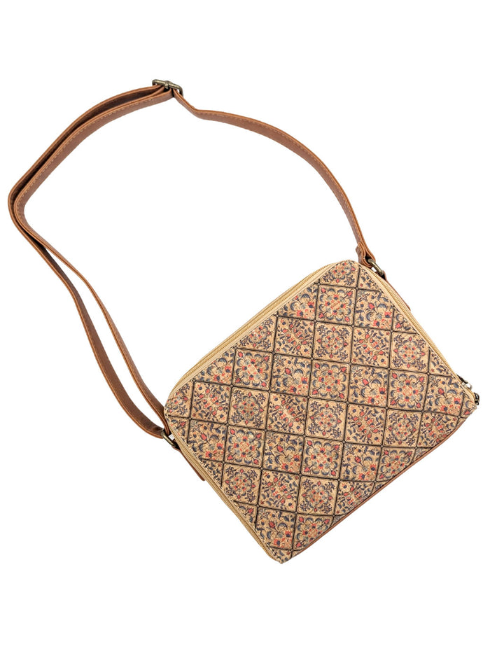 Handmade Square Portuguese Cork Shoulder Bag