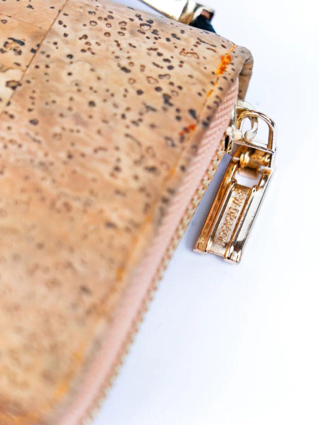 Handmade Vegan Natural Portuguese Cork Wallet Wristlet for Women