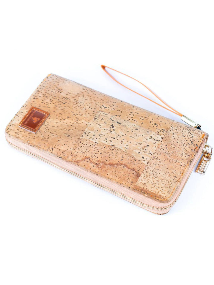 Handmade Vegan Natural Portuguese Cork Wallet Wristlet for Women