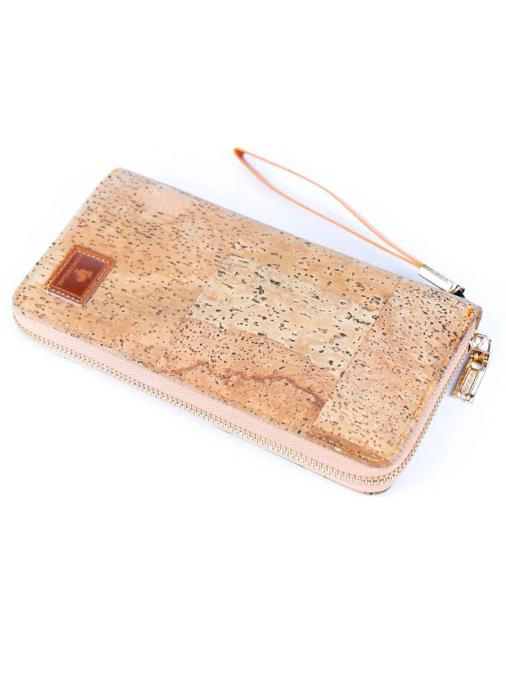 Handmade Vegan Natural Portuguese Cork Wallet Wristlet for Women