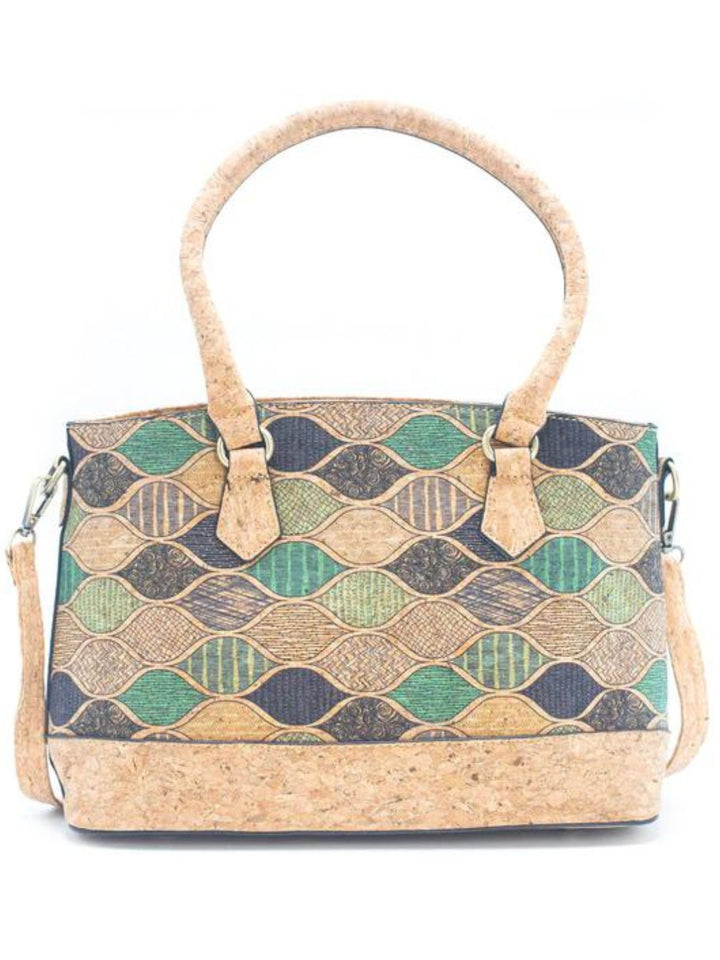 Handmade Vegan Portuguese Cork Handbag with Adjustable Strap