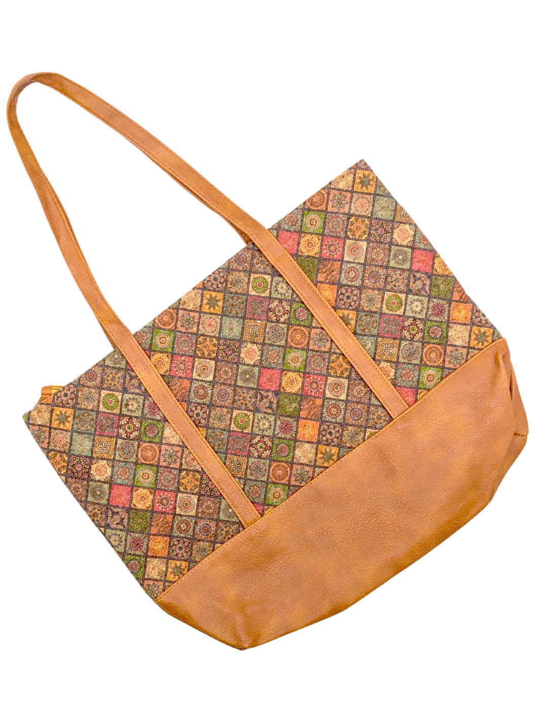 Large Natural Portuguese Cork Women's Tote Bag