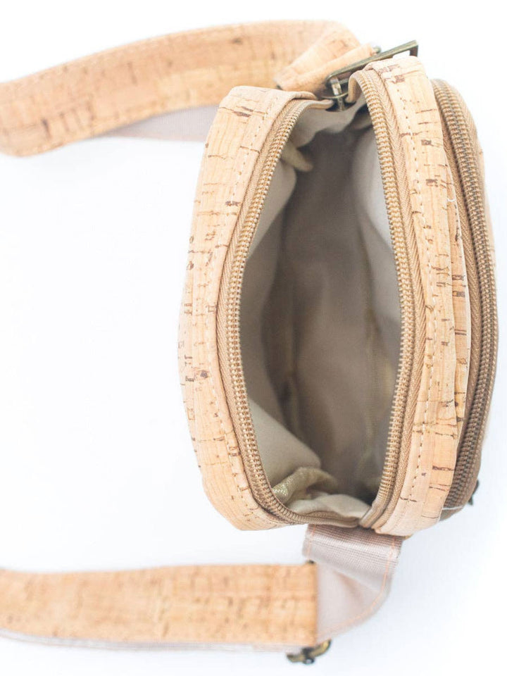 Natural Portuguese Cork Messenger Bag