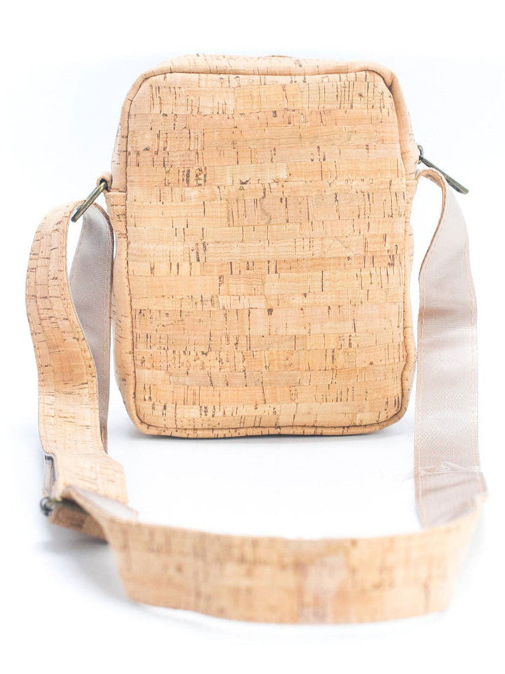 Natural Portuguese Cork Messenger Bag