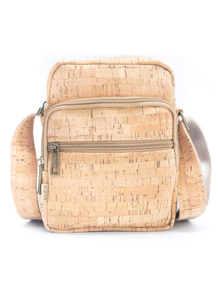Natural Portuguese Cork Messenger Bag
